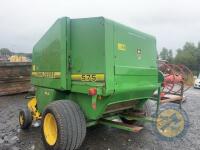 1997 John Deere 575 round baler & control box & shaft - 2