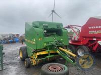 1997 John Deere 575 round baler & control box & shaft - 4
