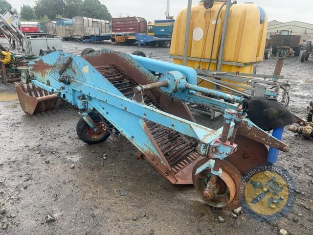 Single row Ransomes potato digger