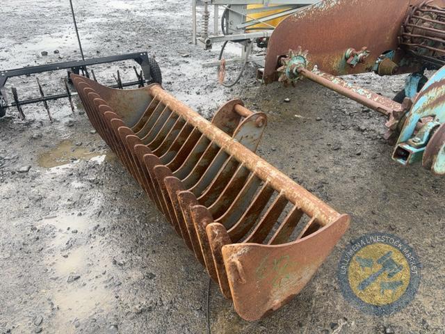 6-8tn rake bucket