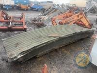 Tin for 30x90ft round roof shed