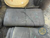 17x4ft roll of rubber