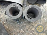 2x 17x14 rolls of rubber - 2