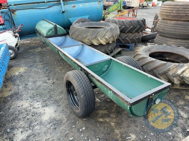 Cattle trough on wheels