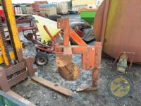 Single mole plough with disc