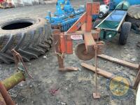 Single mole plough with disc - 3