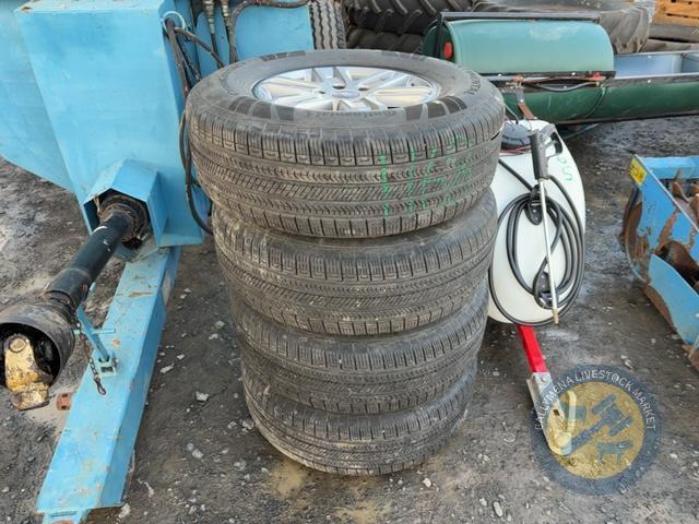 4x Ford Ranger tyres & alloys