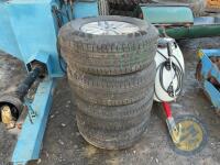 4x Ford Ranger tyres & alloys