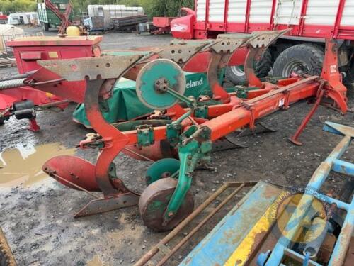 4 furrow Kvernland plough
