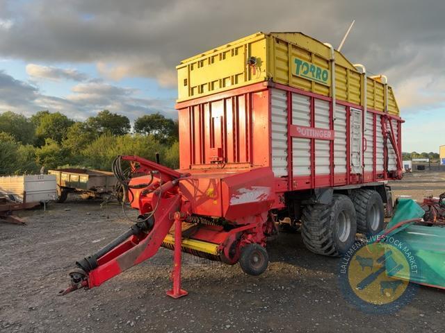 Pottinger Torro 4500 wagon & control box & shaft