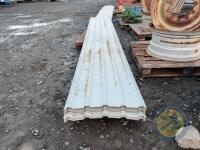 Approx 38x sheets of box profile tin 16ft long - 2