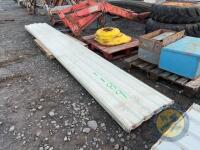 Approx 30x sheets of box profile tin 16ft long
