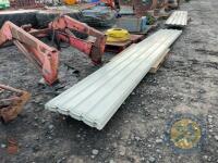 Approx 30x sheets of box profile tin 16ft long - 3
