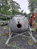 6tn Q Mac bin with side fill hatch, cone needs slight repair (Collection from Vendor, Portglenone) - 3