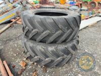 2x 600/65/R38 Michelin tyres - 3