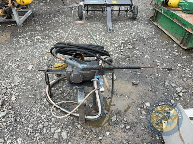 PTO power washer with lance pump requires attention
