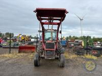 Massey Ferguson 698 Two Wheel Drive Tractor with front loader & muck fork 1982 - 2