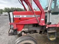Massey Ferguson 698 Two Wheel Drive Tractor with front loader & muck fork 1982 - 9