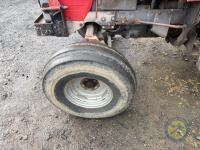 Massey Ferguson 698 Two Wheel Drive Tractor with front loader & muck fork 1982 - 11
