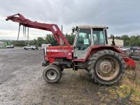Massey Ferguson 698 Two Wheel Drive Tractor with front loader & muck fork 1982 - 13