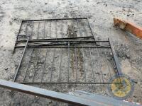 Set of driveway painted gates