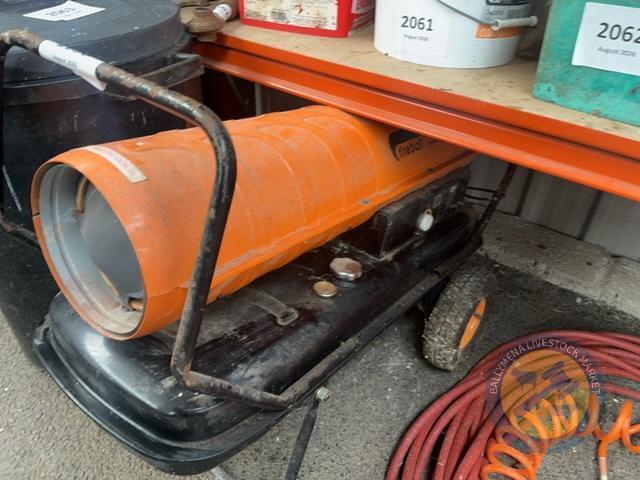 Diesel space heater