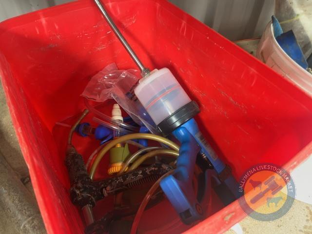 Box of dosing guns