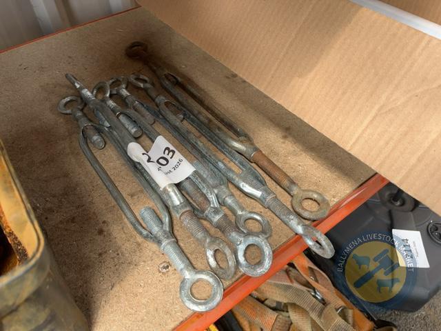 Lot new wire tensiners