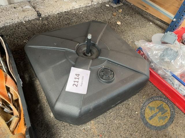 water filled weight