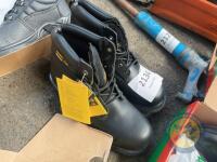 Size 12 sterling steel boots - 2