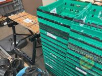 large lot small stackable crates