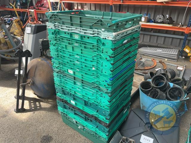 large lot small stackable crates