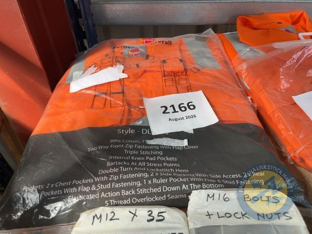 orange 2XL boiler suit