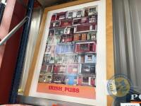 irish pubs framed poster - 2