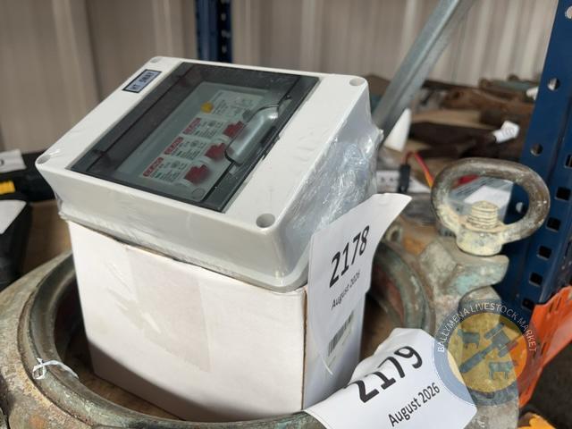 garage consumer unit