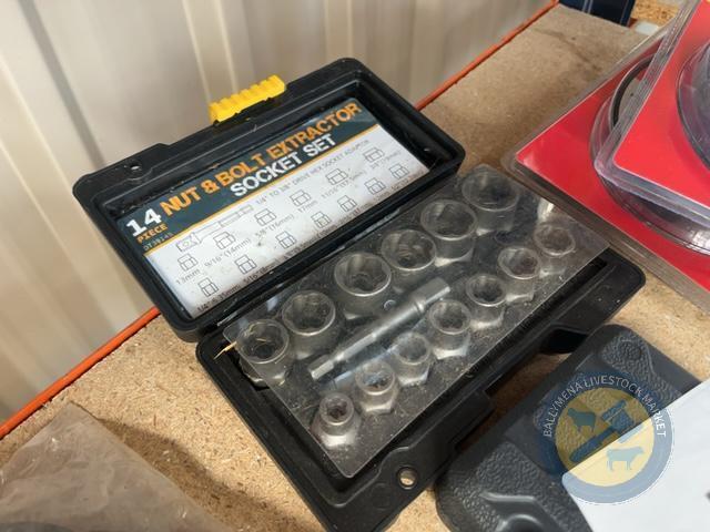 14pc nut & bolt extractor set