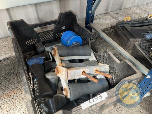 box of boat rollers