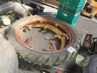 2x 36 inch 6 stud row crop wheels - 2