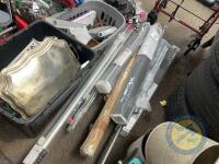11 sets of blinds/ rails - 2