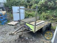 Twin axle car trailer
