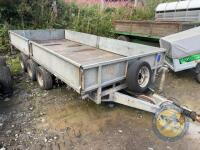 14x 6'6 Ifor Willaims dropside trailer Triaxle & LED lights