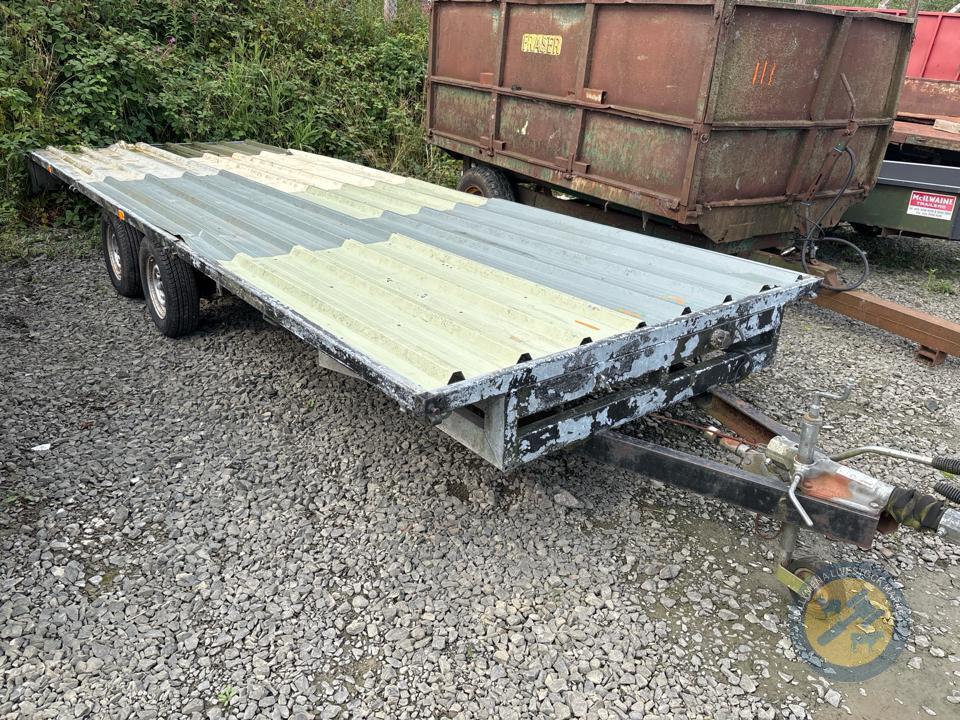 20ft twin axle trailer