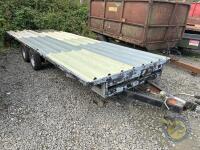 20ft twin axle trailer