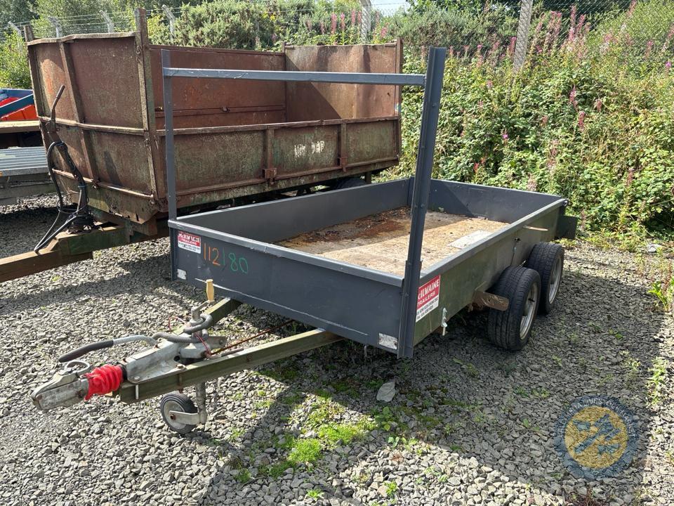 3 tonne twin axle McIlwaine trailer with brakes
