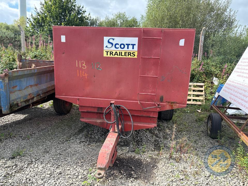 8 tonne Scott grain trailer