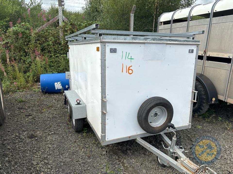 8x4x4 box trailer