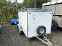 8x4x4 box trailer
