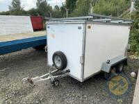 8x4x4 box trailer - 2