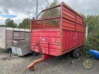 Johnston tandem axle sileage trailer