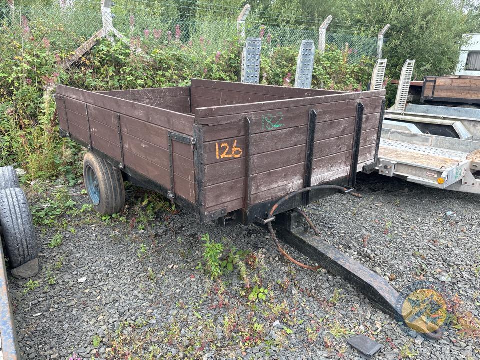 10x6 armoured trailer single axle